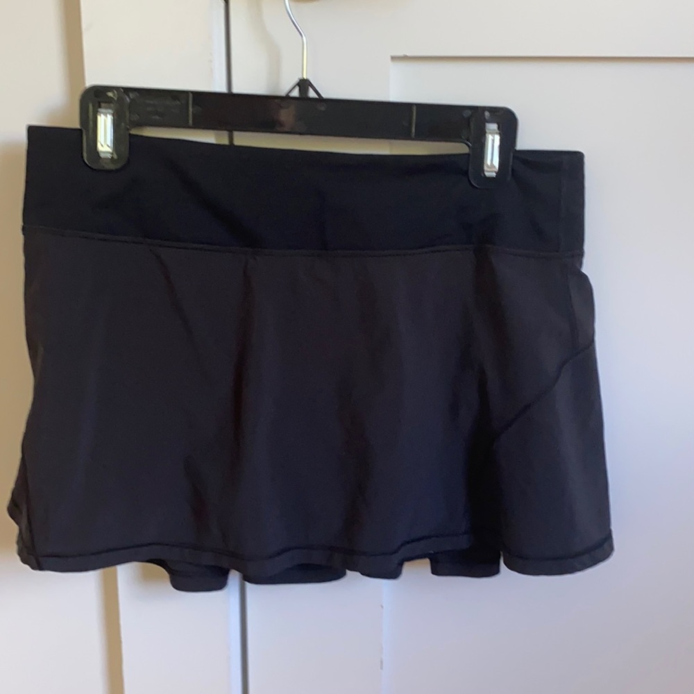 Lululemon black tennis skirt